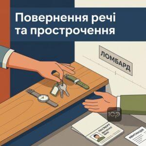 Процедура повернення майна з ломбарду та тримісячний пільговий період