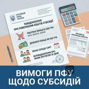 Повернення надміру виплаченої субсидії через порушення правил ПФУ