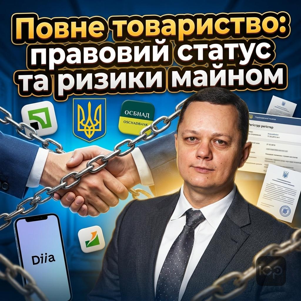 Повне товариство в Україні: правовий статус та ризики для засновників