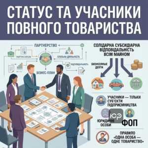 Повне товариство правовий статус та вимоги до учасників в Україні
