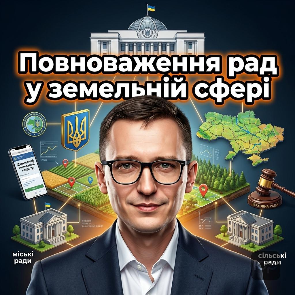 Повноваження Верховної Ради та місцевих рад у земельній сфері