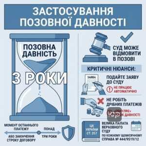 Позовна давність 3 роки по кредиту Фангарант Груп