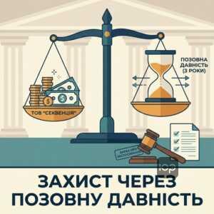 застосування позовної давності та обмеження відсотків у суді з ТОВ Секвенція
