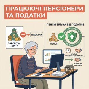 Оподаткування пенсій працюючих пенсіонерів в Україні