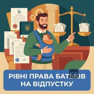 Право батька на відпустку при народженні дитини та догляд за нею в Україні