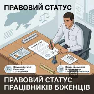 Права біженців на працевлаштування в Україні та юридичний статус шукачів захисту.