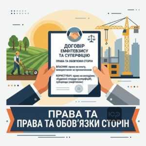 Права та обов'язки сторін договору емфітевзису та суперфіцію