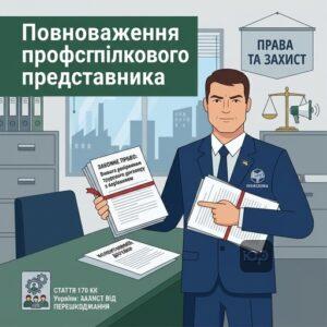 права та захист профспілкового представника на робочому місці