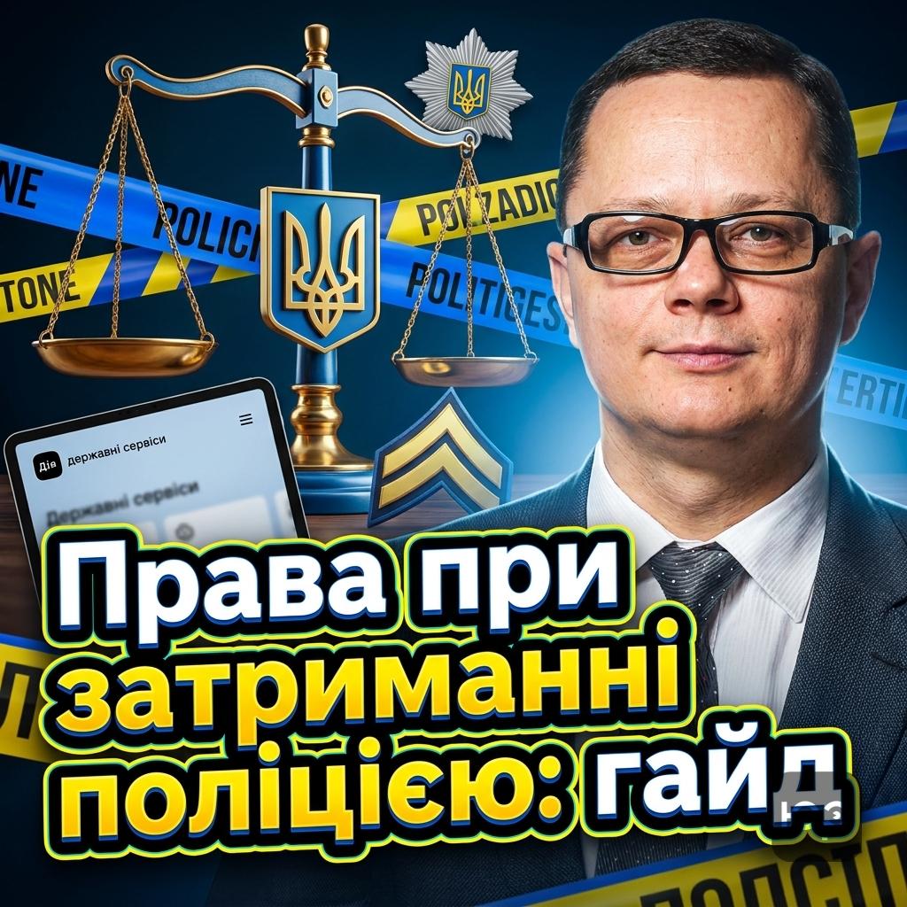 Як поводитися при затриманні поліцією: права та поради адвоката