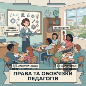 Права та обов'язки педагогічних працівників у закладі середньої освіти