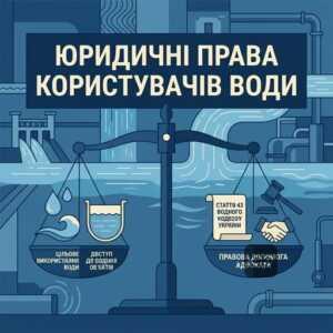 Права водокористувачів стаття 43 Водного кодексу України юридична допомога адвоката