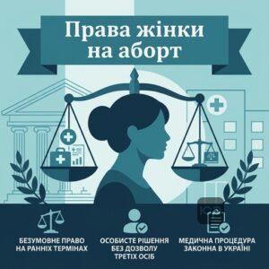 Законодавче регулювання та права жінки на штучне переривання вагітності в Україні