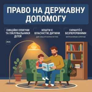 допомога на дітей під опікою 2026 умови призначення