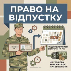 Пояснення права на додаткову відпустку і компенсацію 14 днів УБД
