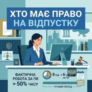 Право працівників на додаткову відпустку за роботу з комп'ютером в Україні
