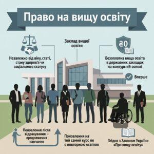 Хто має законне право на вступ до закладу вищої освіти