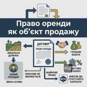 Договір купівлі-продажу права оренди земельної ділянки як майнове право