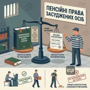 Право засуджених на пенсійне забезпечення та стаж роботи засуджених в Україні.