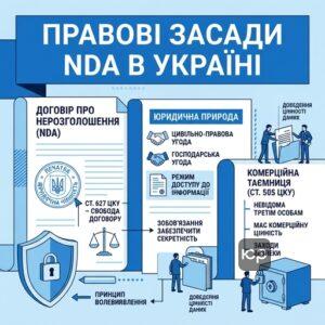 Правова природа договору NDA в Україні та цивільне законодавство.