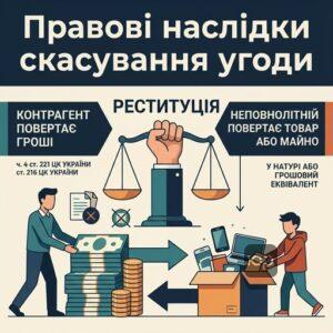 Правові наслідки визнання правочину неповнолітнього недійсним
