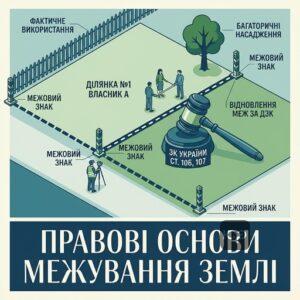 Встановлення меж земельної ділянки згідно з нормами Земельного кодексу України