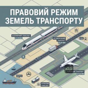 Правовий режим земель транспорту в Україні та їх цільове призначення згідно Земельного кодексу