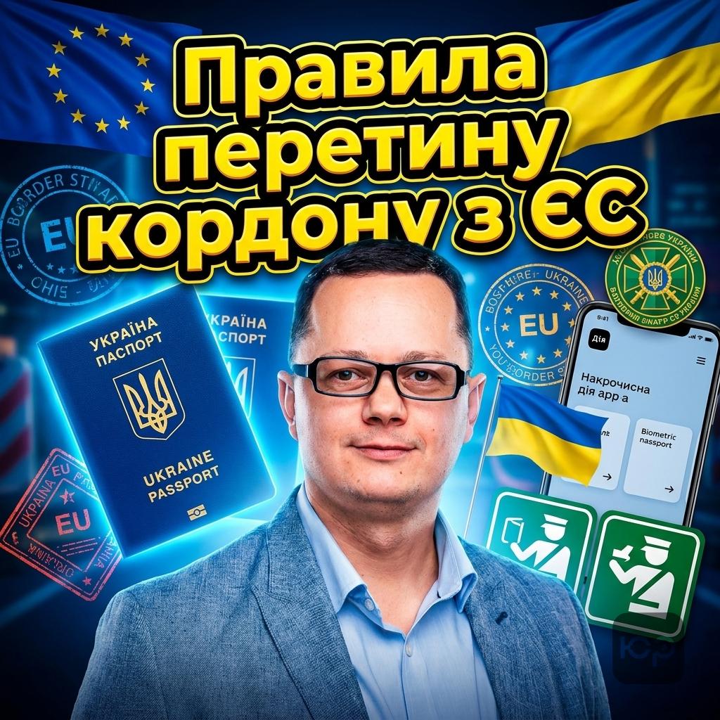 Безвізовий режим з ЄС: правила перетину кордону та документи
