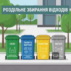 Правила роздільного збирання сміття в Україні контейнери та маркування