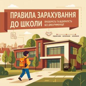 Правила зарахування учнів до школи в Україні