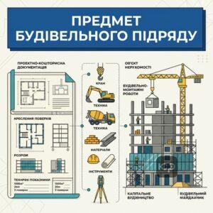 Особливості предмета договору будівельного підряду при капітальному будівництві