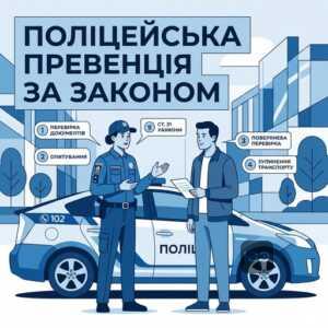 Превентивні заходи поліції згідно зі статтею 31 Закону про Національну поліцію
