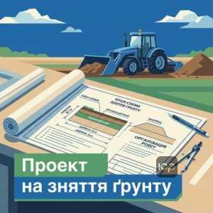 Проект землеустрою на зняття родючого шару ґрунту на полі