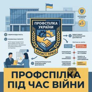 Реєстрація профспілки на підприємстві під час дії воєнного стану в Україні