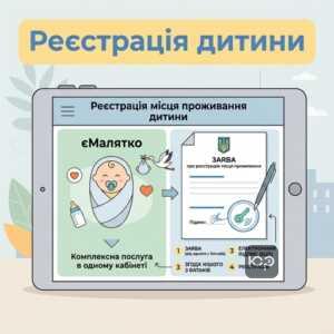 прописка дитини Україна єМалятко