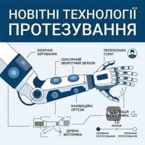 Протезування за новітніми технологіями для військових та цивільних за державною програмою