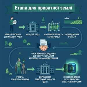 Процедура консервації приватної земельної ділянки