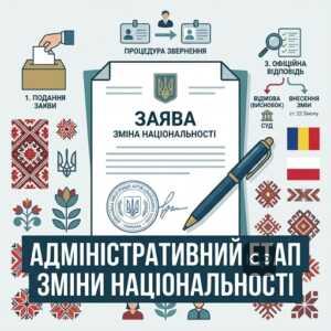 Процедура подання заяви до ДРАЦС для зміни національності в документах цивільного стану