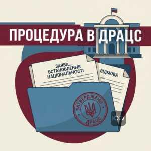 Порядок подання заяви до ДРАЦС для встановлення національності