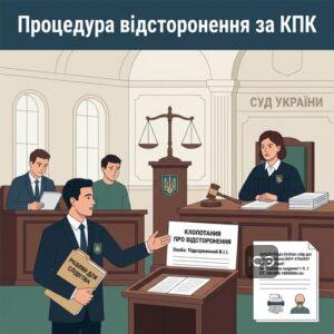 Судовий процес відсторонення підозрюваного від посади за клопотанням прокурора