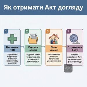 Процес отримання Акту встановлення факту догляду