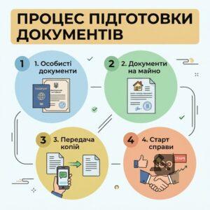 Адвокат з поділу майна Запоріжжя допомагає зібрати пакет документів для судового поділу