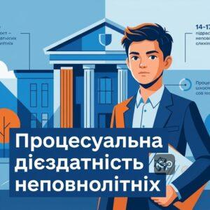Цивільна процесуальна дієздатність неповнолітніх та участь неповнолітніх у цивільному процесі в Україні