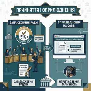 Процедура прийняття та оприлюднення статуту після скасування реєстрації статуту