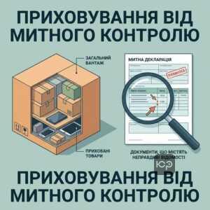 Порушення митних правил стаття 483: приховування товарів та підроблені документи
