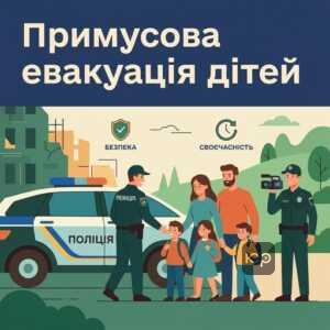 Примусова евакуація дітей із зон активних бойових дій