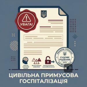 Примусова госпіталізація до психіатричного закладу в цивільному порядку в Україні