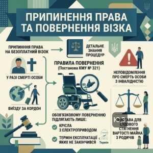 Правила повернення крісел колісних в Україні