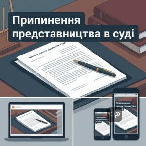 Підстави та порядок припинення представництва в суді за ЦПК