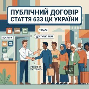 Публічний договір стаття 633 ЦК України пояснення адвоката
