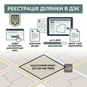 Отримання кадастрового номера на земельну ділянку під житловим будинком